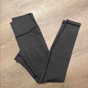 Lululemon Wunder Train High Rise Tight 28 
Luxtreme Gray and Pink Legging